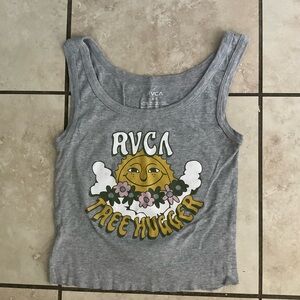 RVCA Tree Hugger Sunshine Graphic Tank Women’s Small